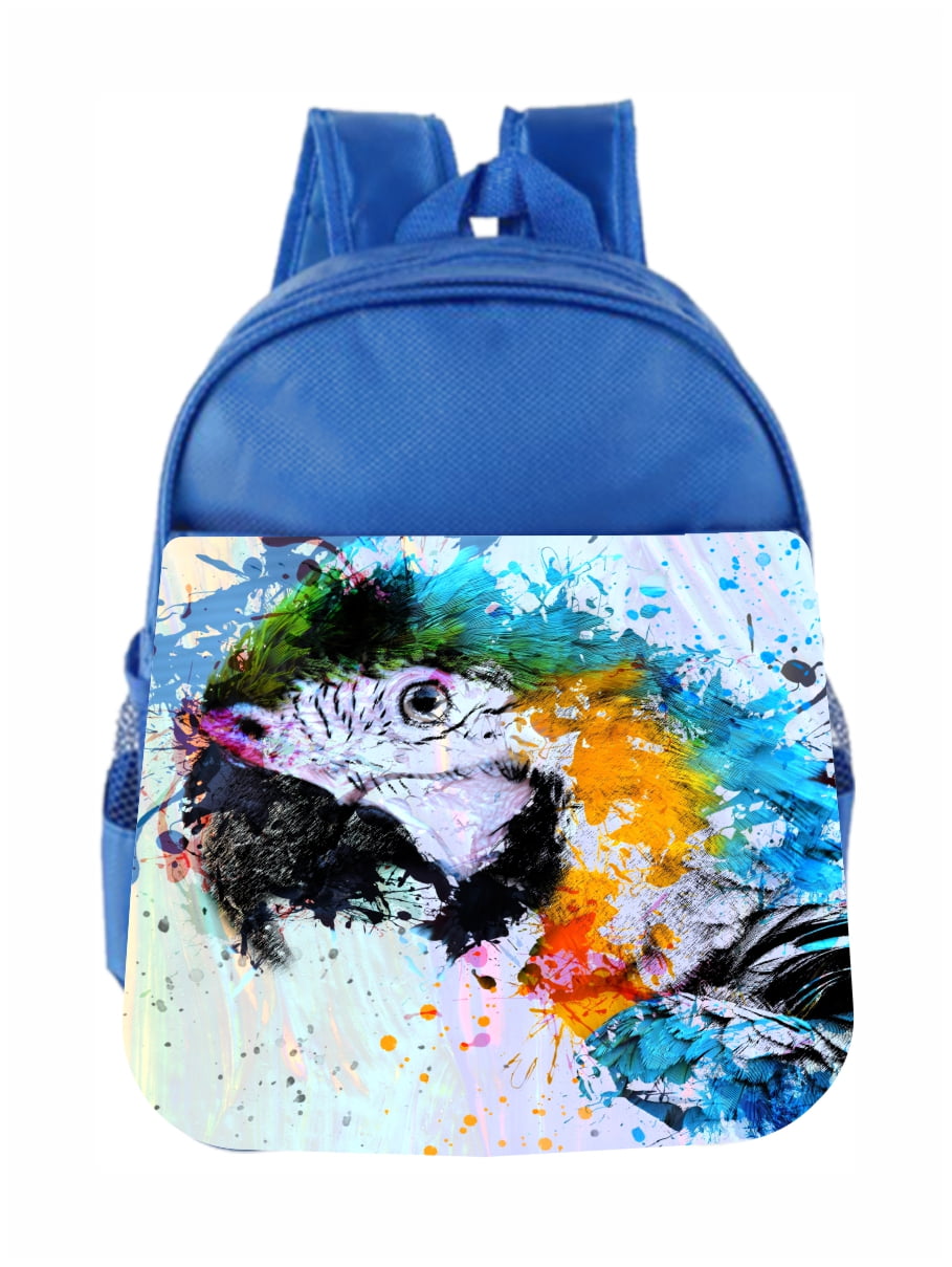 Preschool Backpack Animals Parrot Splash Toddler School Bag Set