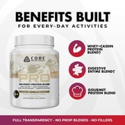 Core Nutritionals Pro Sustained Release Protein Blend, Digestive Enzyme Blend, 25G Protein, Low Carb, 27 Servings (Chocolate Peanut Butter)