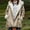 #003-Khaki, variant on Cutuoiiu Women's Plus Velvet Coat Long Sleeve Horn Buckle Pocket Hooded Overcoat with Pockets Gifts