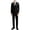Black, variant on ATOGUTA Boys Formal Suit Kids Tuxedo for Wedding Outfit Lightweight Blazer and Pants Set Size 8-14, Black