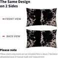 thumbnail image 3 of Cowhide Print Lumbar Pillow Covers 12X20 Inch Black White Cow Spots Decorative Rectangle Pillow Cases Set of 2 Farmhouse Western Home Decor Cotton Linen Throw Pillows For Bedroom Sofa Couch Outdoor, 3 of 4