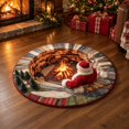 thumbnail image 4 of Christmas 3D Rugs Optical Illusion,Vortex Floor Mat with Christmas Pattern,Non-Slip Santa Claus Round 3D Effect Design Floor Mat for Festive Xmas Holiday Party Home Indoor Decorative, 4 of 6