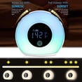 thumbnail image 3 of Colourful Wake Up Breathing Lamp Children Bluetooth Speaker Table Light Alarm Clock for Bedroom, 3 of 4