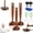 3pcs, variant on Wooden Ground Beef Masher,Nature Wooden Meat Chopper With Ergonomic Cool-Touch Handle Design,Heavy Duty Meat Chopper,Non-Scratch Kitchen Tool For Beef, Turkey, Sausage (1pcs)