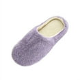 thumbnail image 5 of Eleanos Women Men Anti-Slip Warm Fleece Home Slippers Sandals Unisex Indoor House Shoes, 5 of 7