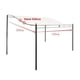 thumbnail image 3 of Toldo de patio sombra tela cubierta de tienda | Toldo vela con sombrilla | Tejido transpirable que bloquea los rayos UV | Costuras de alta resistencia | Esquinas de acero inoxidable | Terraza al, 3 of 7