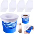 thumbnail image 1 of Calcetines de skimmer de piscina de 20 piezas, calcetines de skimmer de piscina para cesta, filtro de skimmer de piscina de nailon para partículas de limpieza, hojas, escoria, cabello, 1 of 5