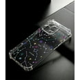 thumbnail image 5 of Space Stars Clear Case for iPhone 14 Pro Max,Aesthetic Art Design Case for Men Women,Unique Soft Transparent TPU Bumper Case Cover, 5 of 5