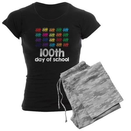 

CafePress - 100Th Day Of School Pajamas - Women s Dark Pajamas