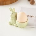 thumbnail image 2 of Diconna Bunny Egg Cup Ceramic Rabbit Egg Cups Hard Boiled Egg Holder Easter Table Decor for Home Kitchen Party, 2 of 9