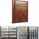 thumbnail image 1 of Álbum de monedas de 100 páginas para coleccionistas de monedas, 250 bolsillos para guardar monedas, libro de colección de monedas, 1 of 5