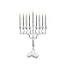 thumbnail image 3 of Majestic Giftware MN-HA19379BS Hanukkah Menorah, 8-Inch, Silver Plated, 3 of 4