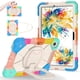 thumbnail image 2 of Funda Resistente a Golpes para Samsung Galaxy Tab S11, Funda Protectora de Silicona + Capa de PC Anti Caída con Asa Cuadrada Giratoria de 360° y Correa para el Hombro, Colorida, para Galaxy Tab S11, 2 of 7
