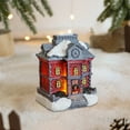 thumbnail image 4 of HongHeng Christmas Village, Plastic Christmas Village Houses Figurines for Christmas Tree Decorations, Vintage Christmas Village Collection for Christmas Holiday Home Decorations, 4 of 6