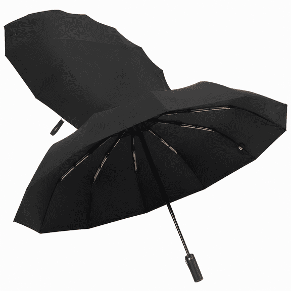 Premium Auto Folding Umbrella for Rain and Sun - Durable, Light & Portable for Women & Men , Fits Backpack & Cars