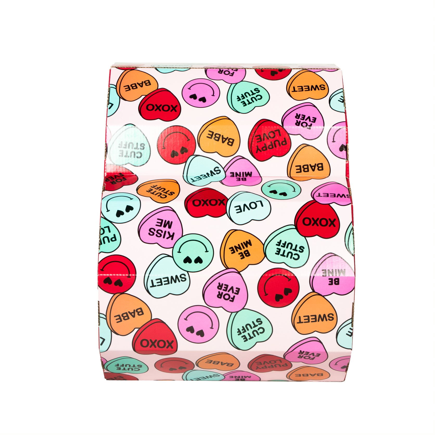 Kitty City Conversation Heart Cat Scratch House, For Cats, One Size