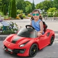 thumbnail image 2 of Ferrari 488 Pista Spider avec Siège en Cuir et Télécommande 12V sous Licence, 2 of 7