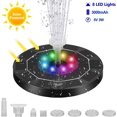 thumbnail image 5 of Solar fountain Solar powered Fountain water fountain LED / Water pump-, 5 of 5