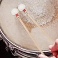 thumbnail image 1 of 2 uds. Baquetas de mazos con mango de madera para bloque de madera, Glockenspiel, carillón, xilófono, accesorios para instrumentos de , rojo CUTICAT Mazos de percusión, 1 of 7