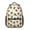 Football Helmet Beige, variant on Football Icon White Pattern Backpack for School, Cute School Bag with Adjustable Shoulder Straps and Padded Back, 15.3"x11"x6.7"