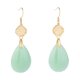thumbnail image 1 of Pendientes colgantes de plata de ley hipoalergénicos Sonducket con jade verde vintage, 1 of 6