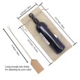 thumbnail image 3 of 10pcs Burlap Wine Bags With Tags For Blind Wine Tasting, Numbered Hessian Cloth Glass Gift Bags For, 3 of 5