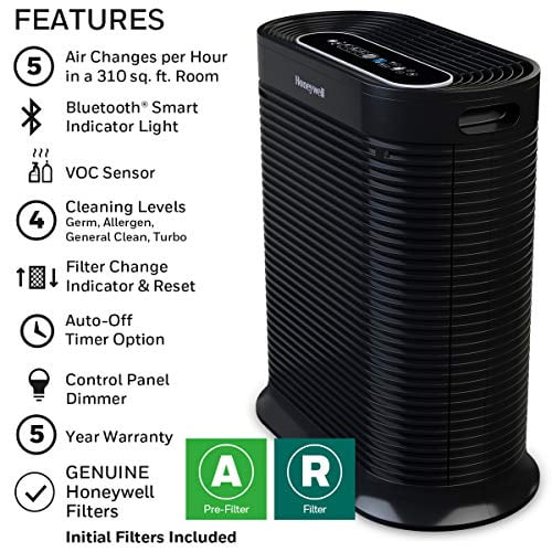 Honeywell bluetooth air purifier cheap true hepa hpa250b