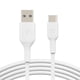 thumbnail image 3 of Cable de USB - A a USB - C BOOST CHARGE de 1M Blanco Belkin blanco, 3 of 6