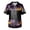Green_010, variant on Domuza Halloween Scrub Shirts for Men Horror Funny Graphics V-Neck Short Sleeve Caregiver Uniform Shirts Comfy Soft Classic Fit Medical Scrub Tops 5XL