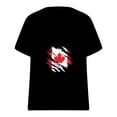 thumbnail image 3 of Plus Size Mujeres Blusas Sexy Cuello en V Encaje Casual Suelto Manga Corta Top, Blusas de Manga Corta para las Mujeres, 3 of 4