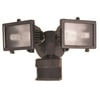300-Watt Halogen Motion Activated Twin Security Light in Bronze