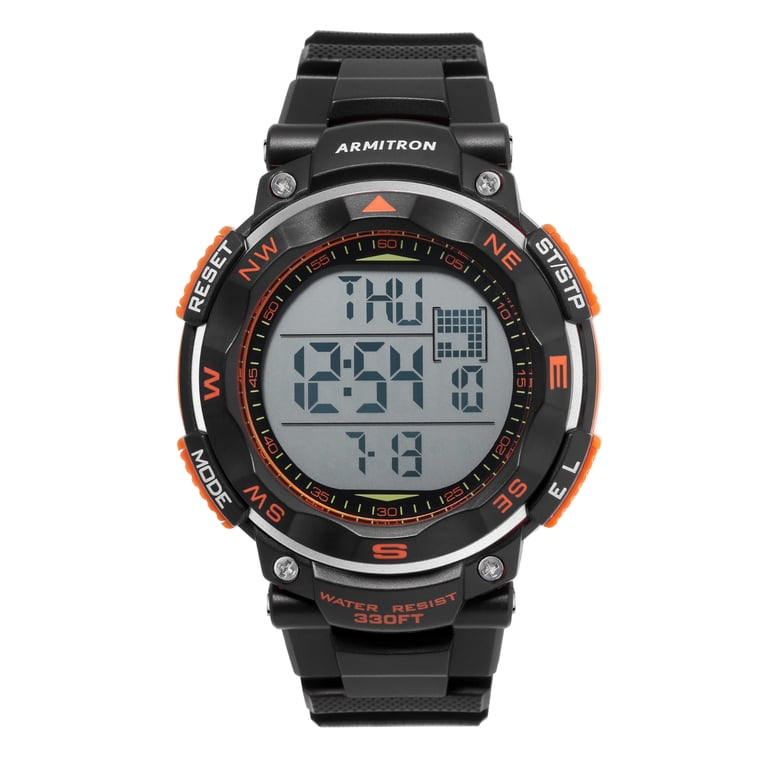 Armitron‎ Black and Orange Sports Watch s-l400.jpg main image 4