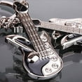 thumbnail image 3 of Naierhg Fashion Mini Guitar Pendant Rhinestone Key Ring Chain Keyring Keychain Gift, 3 of 6