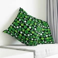 thumbnail image 3 of St Patricks Day Pillow Covers 16x16 Inch Decorative Throw Pillow Cover, Spring Country Green Shamrock Plaid Sofa Pillowcases Accent Cushion Case Home Decor Bedroom Living Room, 3 of 6