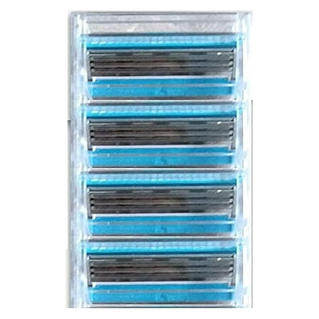 Schick Hydro3 Silk Refill Blade Cartridges, 4 ct (BULK Packaging)