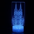 thumbnail image 1 of Luz nocturna LED 3D para edificios, castillos, niños que cambian de color, 1 of 1
