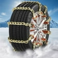 thumbnail image 5 of Car Winter Snow Chains Made of Manganese Steel for Ice, Snow, Sand and Mud Roads with Anti - skid and Wear - resistant Features, 5 of 8