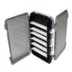 thumbnail image 2 of Caja de cebos Caja de aparejos de pesca Contenedor práctico Estuche compacto de doble cara para señuelos Negro, 2 of 9