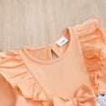 thumbnail image 5 of Baby Girl Long Sleeve Dress with Butterfly Ruffle Detail, 5 of 11