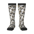 thumbnail image 2 of Picia Women Crew Soft Moisture-wicking Socks Tulips Flowers Pattern Design Cotton Socks, One Size fit All, 2 of 9