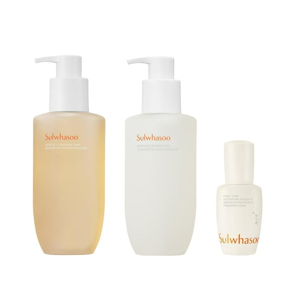 Cleansing Bundle Sulwhasoo Suave Cleansing Oil & Foam + Serum