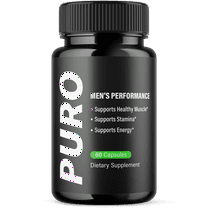 Puro Advanced Formula Pills All Natural Vitamin Supplement 60 Capsules
