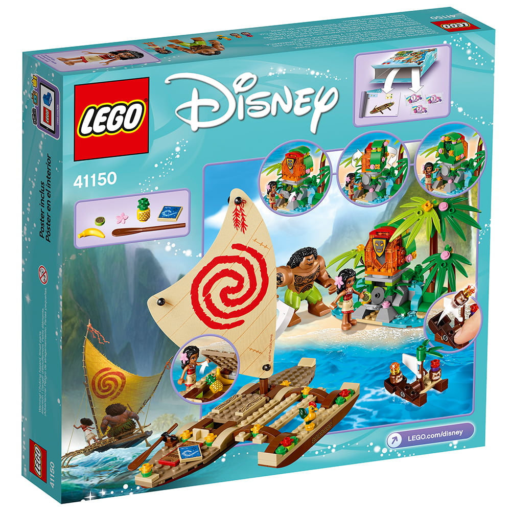 lunken bilag chap LEGO Disney Princess Moana's Ocean Voyage 41150 (307 Pieces) - Walmart.com