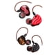 thumbnail image 2 of Auriculares QKZ KD4 con doble controlador, aislamiento de ruido, graves, con cable, micrófono estéreo, auriculares con doble bobina móvil en la oreja kenally DZ7311-02B, 2 of 2