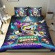 thumbnail image 1 of Grandes Verdes de la Ciudad Conjunto de sábanas temático, trío de piezas, cómodo y amigable con la piel, diseño único, regalo de decoración para el hogar para familiares, amigos y fans,173cm *218cm, 1 of 6
