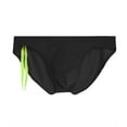 thumbnail image 4 of Afuyipoi Men's Solid Color Underpants,Swim Trunks Quick Dry Drawstring Waist Leisure Bottoms Black L, 4 of 8
