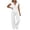 White, variant on Gealkoca Pant Suits for Women Dressy 2 Piece Business Casual Outfits Vest and Elastic Waist Straight Leg Pants Set for Office Work Casual Matching Set