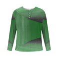 thumbnail image 4 of DDAPJ pyju Long Sleeve Henley Shirt for Men 3D Optical Illusion Print Button T-Shirts Novelty Tunnel Graphic Tees Big and Tall Casual Hipster Tee Tops Clearance Sale Army Green XL, 4 of 5