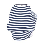 Nursing Cover, Car Seat Canopy, Shopping Cart, High Chair and Carseat Covers for Boys and Girls - Best Stretchy Infinity Scarf and Shawl - Multi Use Breast Feeding Cover Up