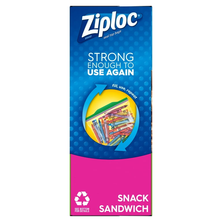 Ziploc® Brand Sandwich/Snack Bags, 130 Count 